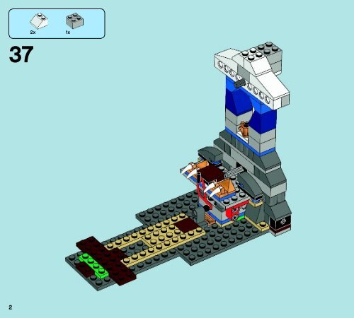 Lego Eagles&rsquo; Castle - 70011 (2013) - Eglor's Twin Bike BI 3017 / 60+4 - 65/115g 70011 V39 2/2