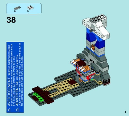 Lego Eagles&rsquo; Castle - 70011 (2013) - Eglor's Twin Bike BI 3017 / 60+4 - 65/115g 70011 V39 2/2