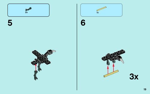 Lego Target Practice - 70101 (2013) - Eglor's Twin Bike BI 3003/36-70101 V29/39