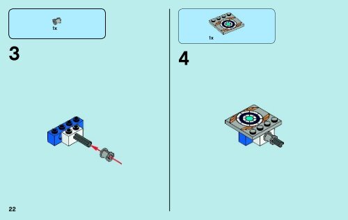 Lego Target Practice - 70101 (2013) - Eglor's Twin Bike BI 3003/36-70101 V29/39