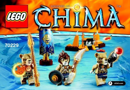 Lego Lion Tribe Pack - 70229 (2015) - Mammoth&rsquo;s Frozen Stronghold BI 3001/32 - 70229 V39