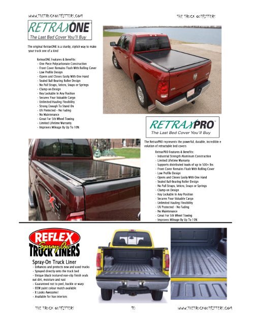 The Truck Outfitters Truck Accessories Catalogue