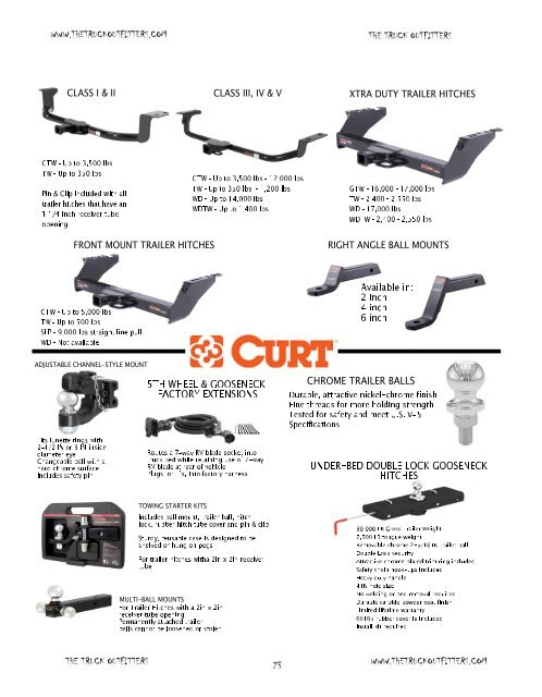 The Truck Outfitters Truck Accessories Catalogue