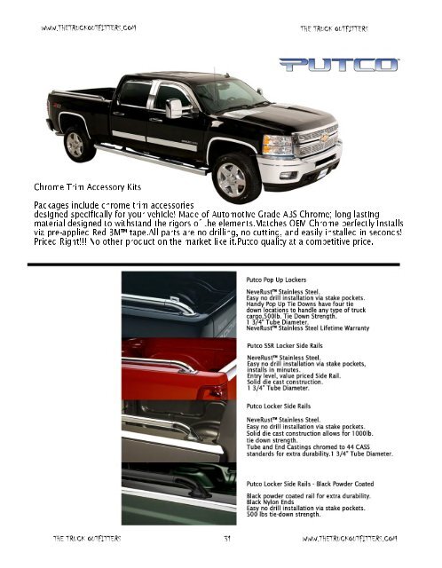 The Truck Outfitters Truck Accessories Catalogue