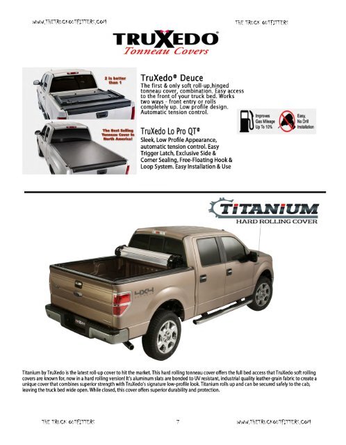 The Truck Outfitters Truck Accessories Catalogue