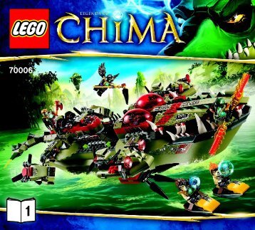 Lego Craggerâs Command Ship - 70006 (2013) - Chima Value Pack BI 3017 / 60 - 65g 70006 V29/39 1/2