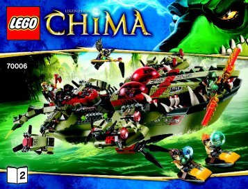 Lego Craggerâs Command Ship - 70006 (2013) - Chima Value Pack BI 3019/60+4*- 70006 V29/39 2/2