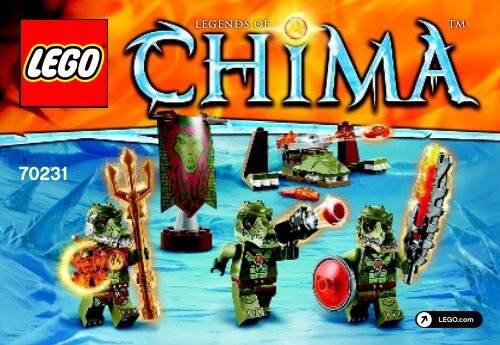 Lego Crocodile Tribe Pack - 70231 (2015) - Mammoth&rsquo;s Frozen Stronghold BI 3001/32 - 70231 V39