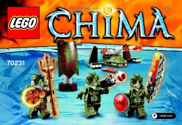 Lego Crocodile Tribe Pack - 70231 (2015) - Mammothâs Frozen Stronghold BI 3001/32 - 70231 V29
