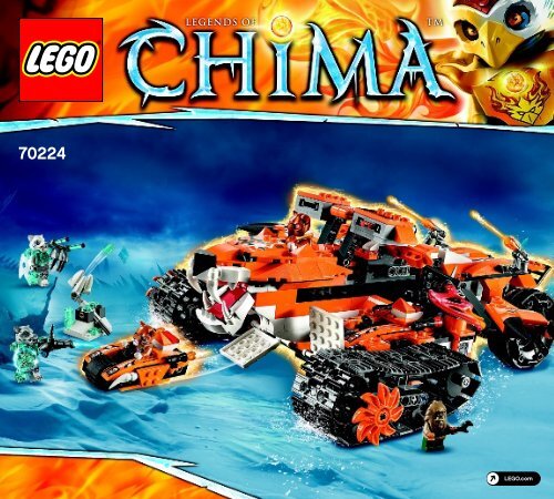 Lego Mobile Command 70224 (2015) - Flaming Claws BI 3017/152+4/65+200g - 70224 V39
