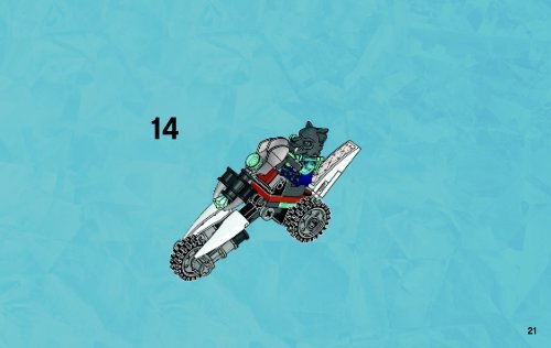 Lego Sir Fangar&rsquo;s Saber-tooth Walker - 70143 (2014) - Sky Launch BI 3004/60+4 - 70143 V29 1/2