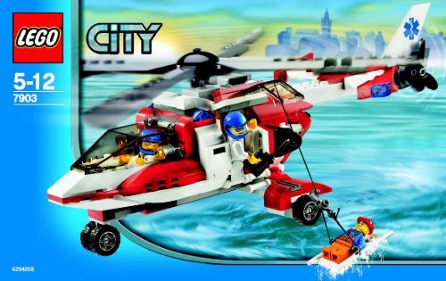 Lego City Airport value pack 66156 2006 Helicopter and Limousine BI 7903 IN