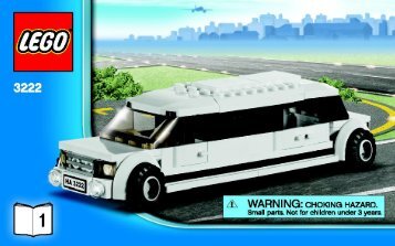 Lego Helicopter and Limousine - 3222 (2010) - Helicopter and Limousine BI 3004/32 - 3222 V. 39 1/2