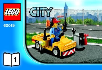 Lego Stunt Plane - 60019 (2013) - Helicopter and Limousine BI 3001/24 - 60019 V29 1/2