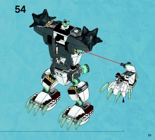 Lego Icebite&rsquo;s Claw Driller - 70223 (2015) - Flaming Claws BI 3017 / 52 - 65g - 70223 V29 2/2