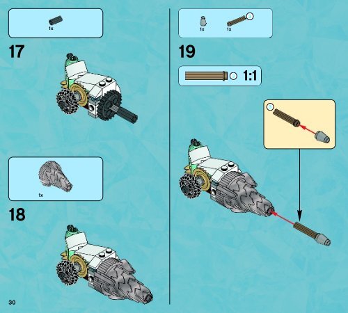 Lego Icebite&rsquo;s Claw Driller - 70223 (2015) - Flaming Claws BI 3017 / 52 - 65g - 70223 V29 2/2