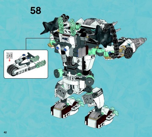 Lego Icebite&rsquo;s Claw Driller - 70223 (2015) - Flaming Claws BI 3017 / 52 - 65g - 70223 V29 2/2