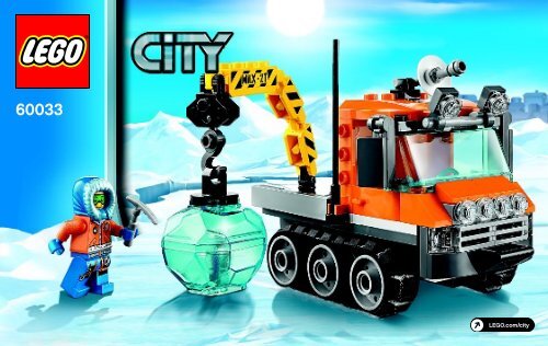 Lego Arctic Ice Crawler - 60033 (2014) - Arctic Snowmobile BI 3004/48 -  60033 V29