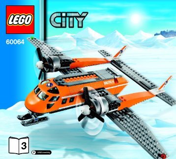 Lego Arctic Supply Plane - 60064 (2014) - Arctic Snowmobile BI 3017 / 76+4 - 65/115g 60064 3/3 V29