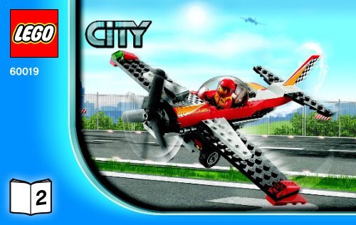 Lego Stunt Plane - 60019 (2013) - Helicopter and Limousine BI 3004/48 - 60019 V29 2/2