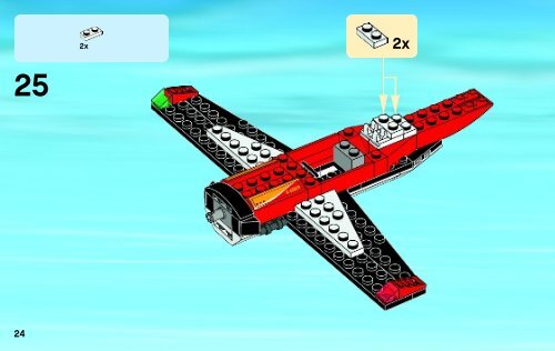 Lego Stunt Plane - 60019 (2013) - Helicopter and Limousine BI 3004/48 - 60019 V29 2/2