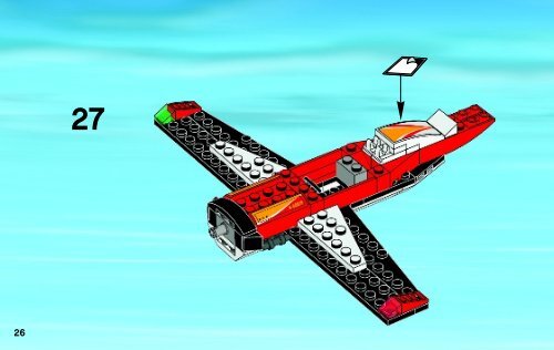 Lego Stunt Plane - 60019 (2013) - Helicopter and Limousine BI 3004/48 - 60019 V29 2/2