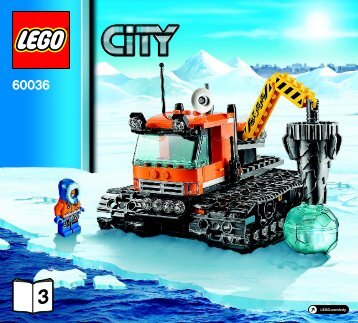 Lego Arctic Base Camp - 60036 (2014) - Arctic Snowmobile BI 3017 / 48 - 65g - 60036 3/5 V29