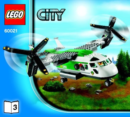 Lego Cargo Heliplane 60021 2013 Helicopter and Limousine BI 3017 36 65g 60021 V29 3 3
