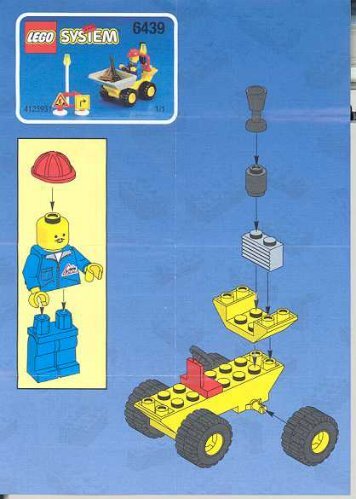 Lego MINI DUMPER - 6439 (1999) - Builder BUILD.INST.6439 CONTRACTOR1/1