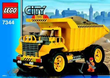 Lego Dump Truck - 7344 (2005) - Co-Pack LEGO City Baustelle BI, 7344 IN