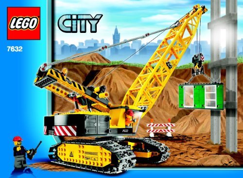 Lego Crawler Crane - 7632 (2009) - Crawler Crane BI 3006/80+4 - 7632-V.29