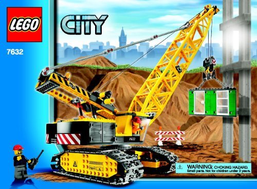 Lego Crawler Crane - 7632 (2009) - Crawler Crane BI 3006/80+4 - 7632-V.39