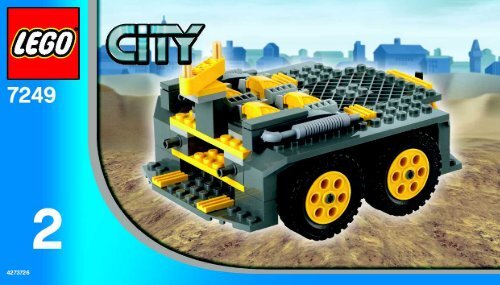 Lego XXL Mobil Crane - 7249 (2005) - Co-Pack LEGO City Baustelle BUILDING  INSTR.1011A7249 BAG2