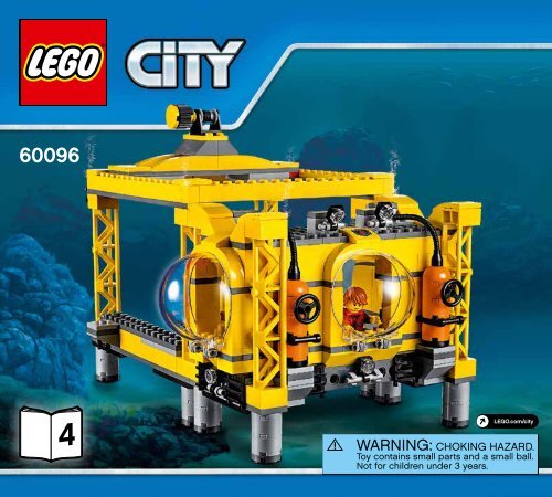 Lego Deep Sea Operation Base - 60096 (2015) - Deep Sea Scuba Scooter BI 3019/28-65G, 60096 V39 3/5