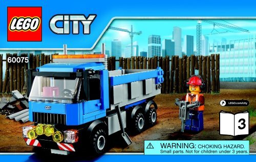 Lego Excavator and Truck - 60075 (2014) - Demolition Starter Set BI 3004 /  60+4 / 65+