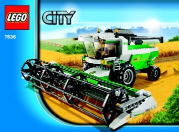 Lego Combine Harvester - 7636 (2009) - CITY Farm BI 3006/72+4 - 7636 - V.29