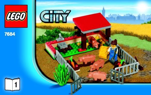 Lego CITY Farm - 66358 (2010) - CITY Farm BI 3004/32 - 7684 V.29 1/2