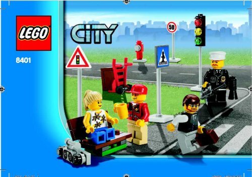Lego Rescue/City 2 - 66326 (2009) - CITY Value Pack BUILD INSTR 3001, 8401 IN