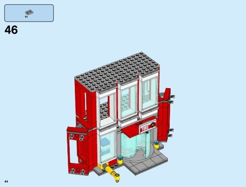 Lego Fire Station - 60110 (2016) - Fire Boat BI 3019/80+4/65+115 g, 60110 4/5 V29