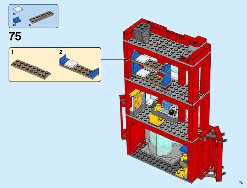 Lego Fire Station - 60110 (2016) - Fire Boat BI 3019/80+4/65+115 g, 60110 4/5 V29