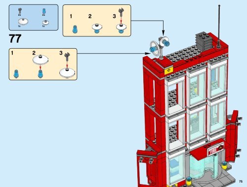 Lego Fire Station - 60110 (2016) - Fire Boat BI 3019/80+4/65+115 g, 60110 4/5 V29