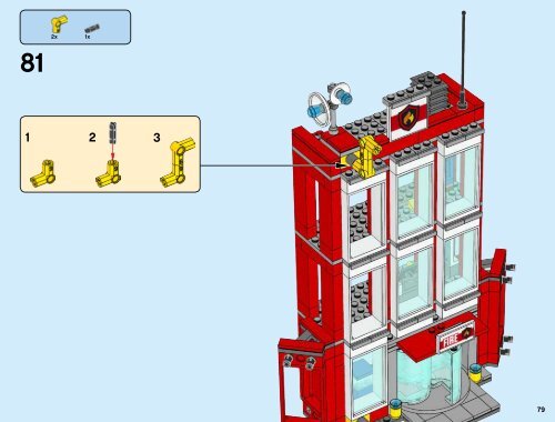 Lego Fire Station - 60110 (2016) - Fire Boat BI 3019/80+4/65+115 g, 60110 4/5 V29