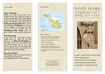 GOZO HOME FLYER 2016 