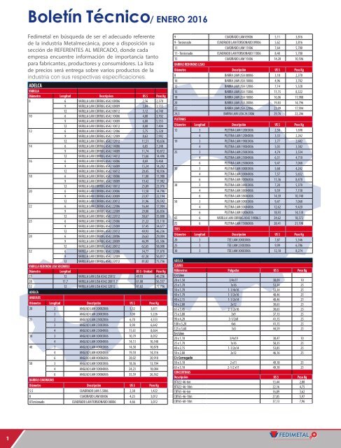 Boletín Técnico/