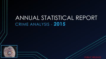 ANNUAL STATISTICAL REPORT