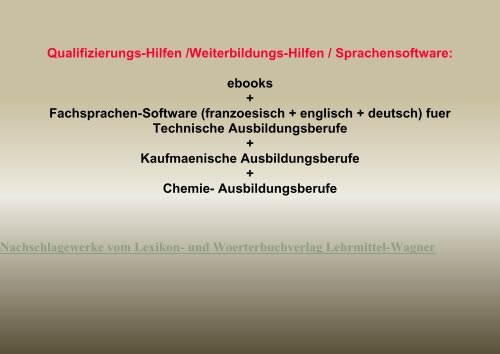 ebooks-schnaeppchen: deutsch-englisch kfz-Woerterbuch/ edv-Uebersetzungen