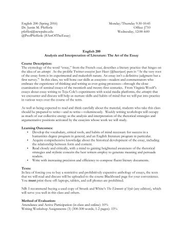 suny new paltz admissions essay I applied to transfer to suny new paltz for the fall 2009 semester i would be however i have a excellent portfolio and my essays are great. suny new paltz admissions essay I applied to transfer to suny new paltz for the fall 2009 semester i would be however i have a excellent portfolio and my essays are great.