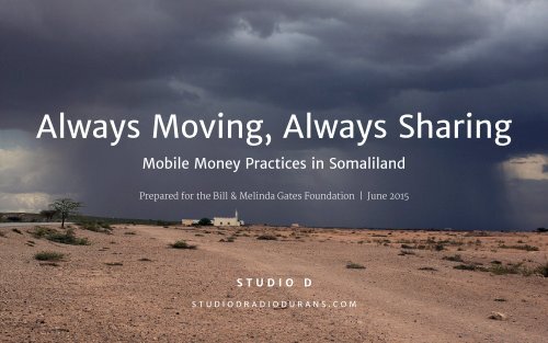 Always Moving Always Sharing Somaliland