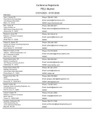 FELI Alumni - Florida Engineering Society