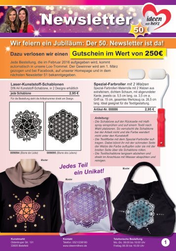 Ideen mit Herz Newsletter Nr. 50